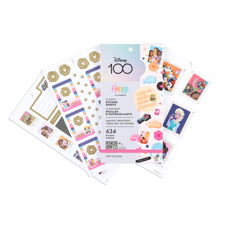 Disney100 Making Memories - Value Pack Stickers
