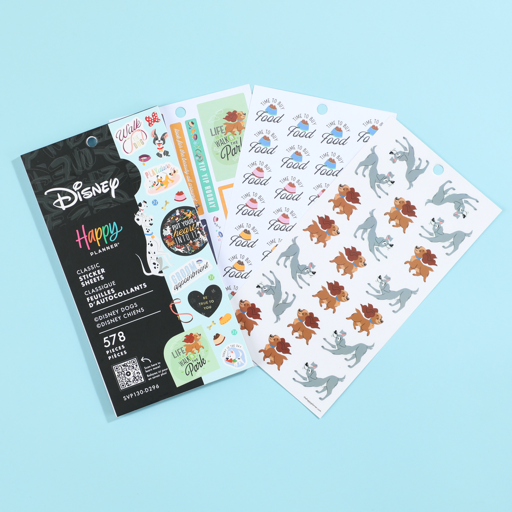 The Happy Planner HP Disney Stickers, Strong at Heart, 560/Pkg