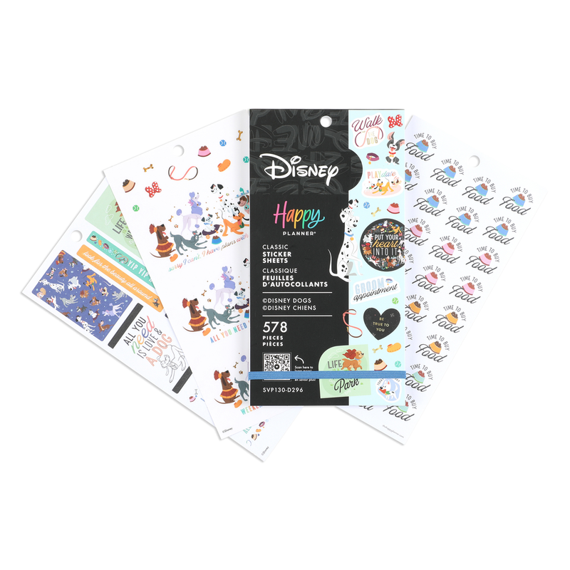 Disney Dogs - Value Pack Stickers