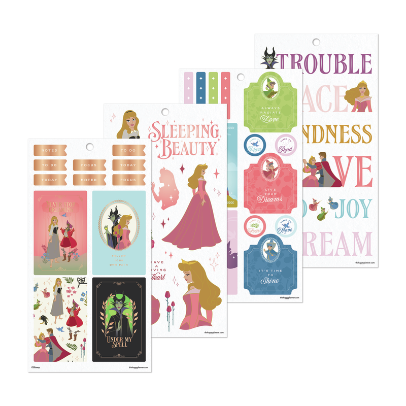 Disney Sleeping Beauty 65th Anniversary - Value Pack Stickers - Big