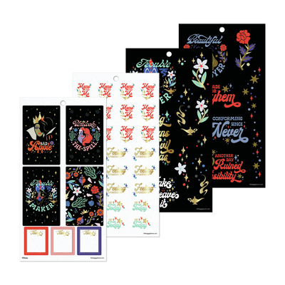 Disney Good vs. Evil - Value Pack Stickers - Big