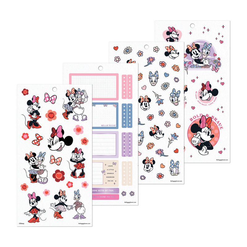 Disney Minnie Mouse Bow Happy - Value Pack Stickers