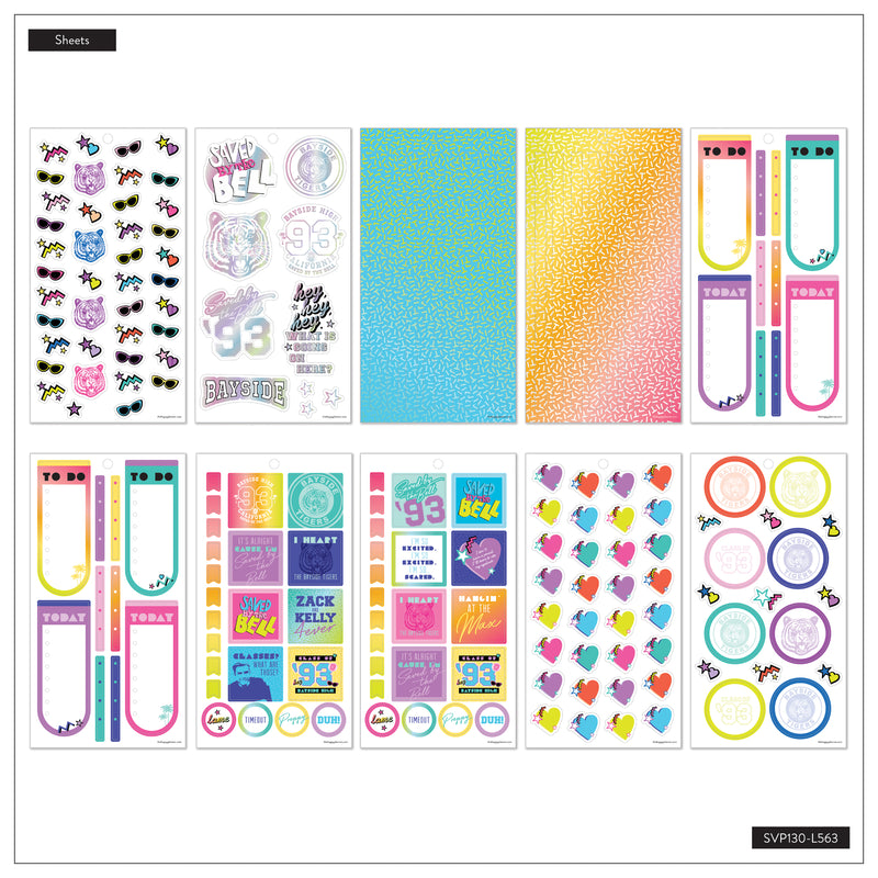 Saved By The Bell - Value Pack Stickers – Happy Planner