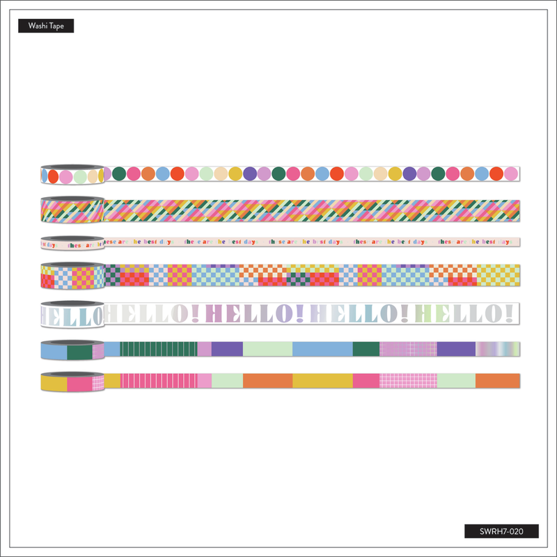 Building Blocks - Washi Tape - 7 Pack