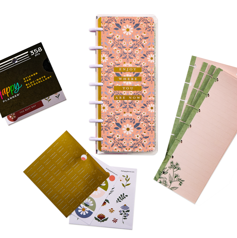 Botanical Blooms - Skinny Mini Undated Planner Bundle