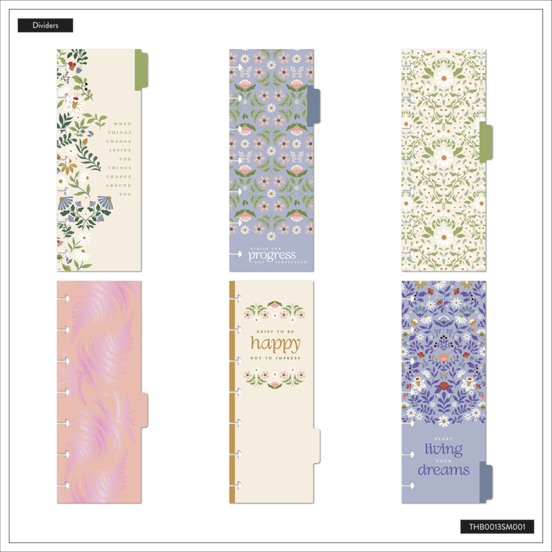 Botanical Blooms - Skinny Mini Undated Planner Bundle