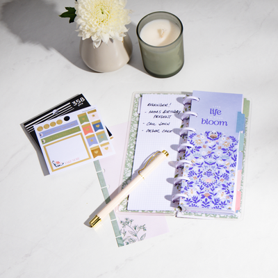 Botanical Blooms - Skinny Mini Undated Planner Bundle