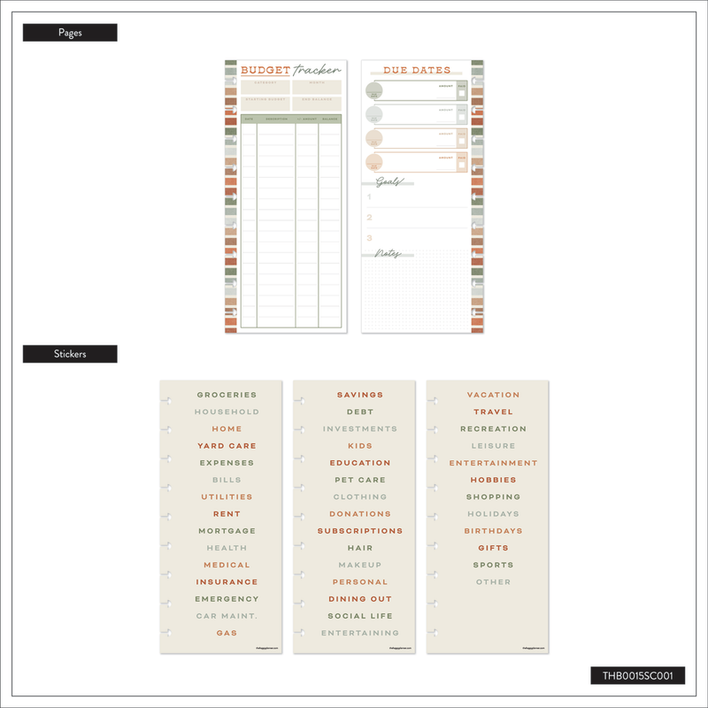 Budget - Skinny Classic Budget Tracker Bundle