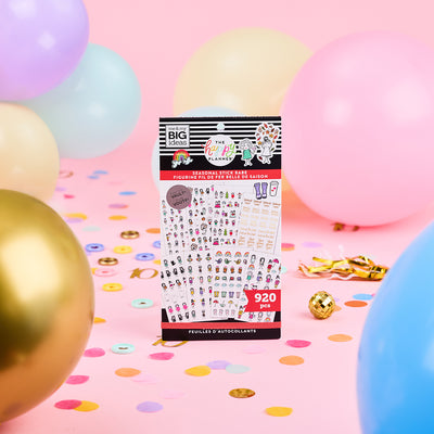 Golden Cheers 10 Year Anniversary Bundle - 5 Sticker Books + Limited-Edition Tote