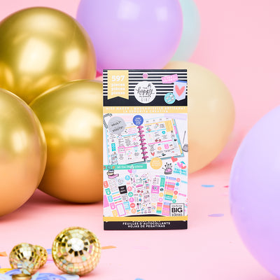 Golden Cheers 10 Year Anniversary Bundle - 5 Sticker Books + Limited-Edition Tote