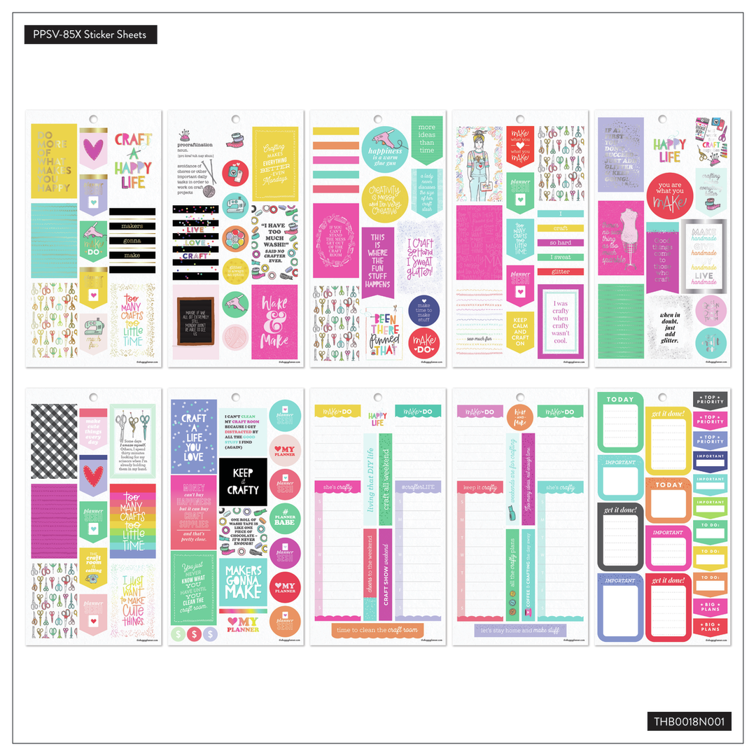 Golden Cheers 10 Year Anniversary Bundle - 5 Sticker Books +