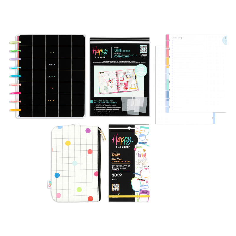DECEMBER Monthly Planner Kit, Big Happy Planner Printable Stickers
