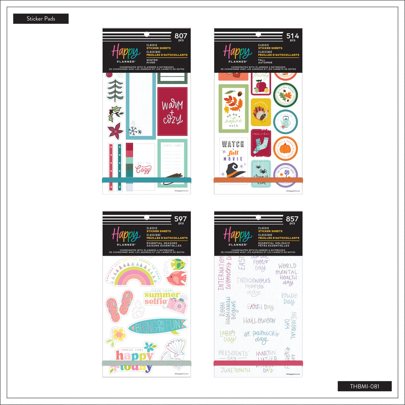 Ultimate Seasonal Sticker Bundle - 4 Sticker Books