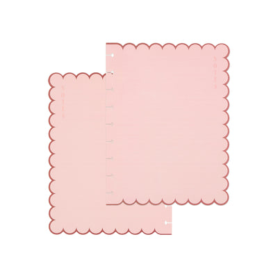 Café Coquette - Scalloped Edge Dotted Lined Classic Filler Paper - 40 Sheets