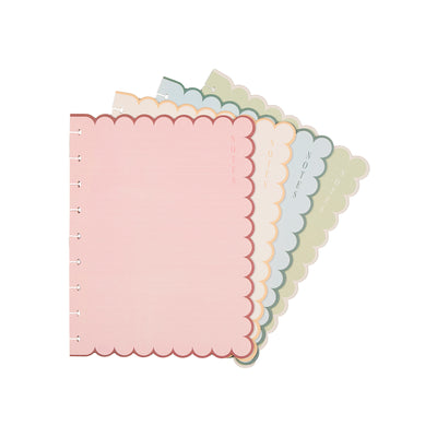 Café Coquette - Scalloped Edge Dotted Lined Classic Filler Paper - 40 Sheets