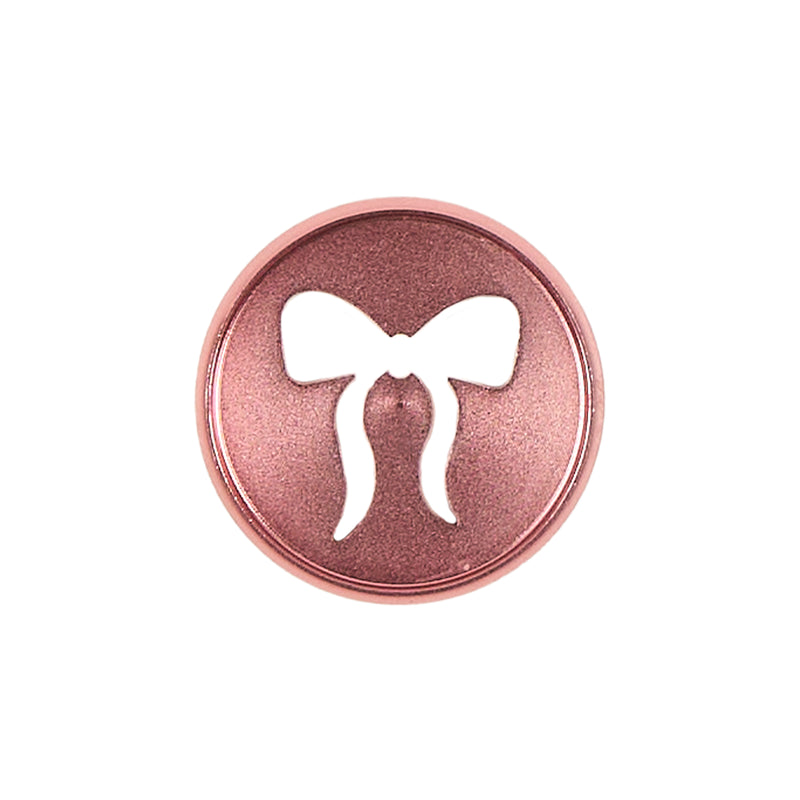 Pink Bow Cutout - Medium Metal Disc Set