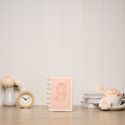 Undated Café Coquette Customizable Planner - Mini Dashboard Layout - 12 Months