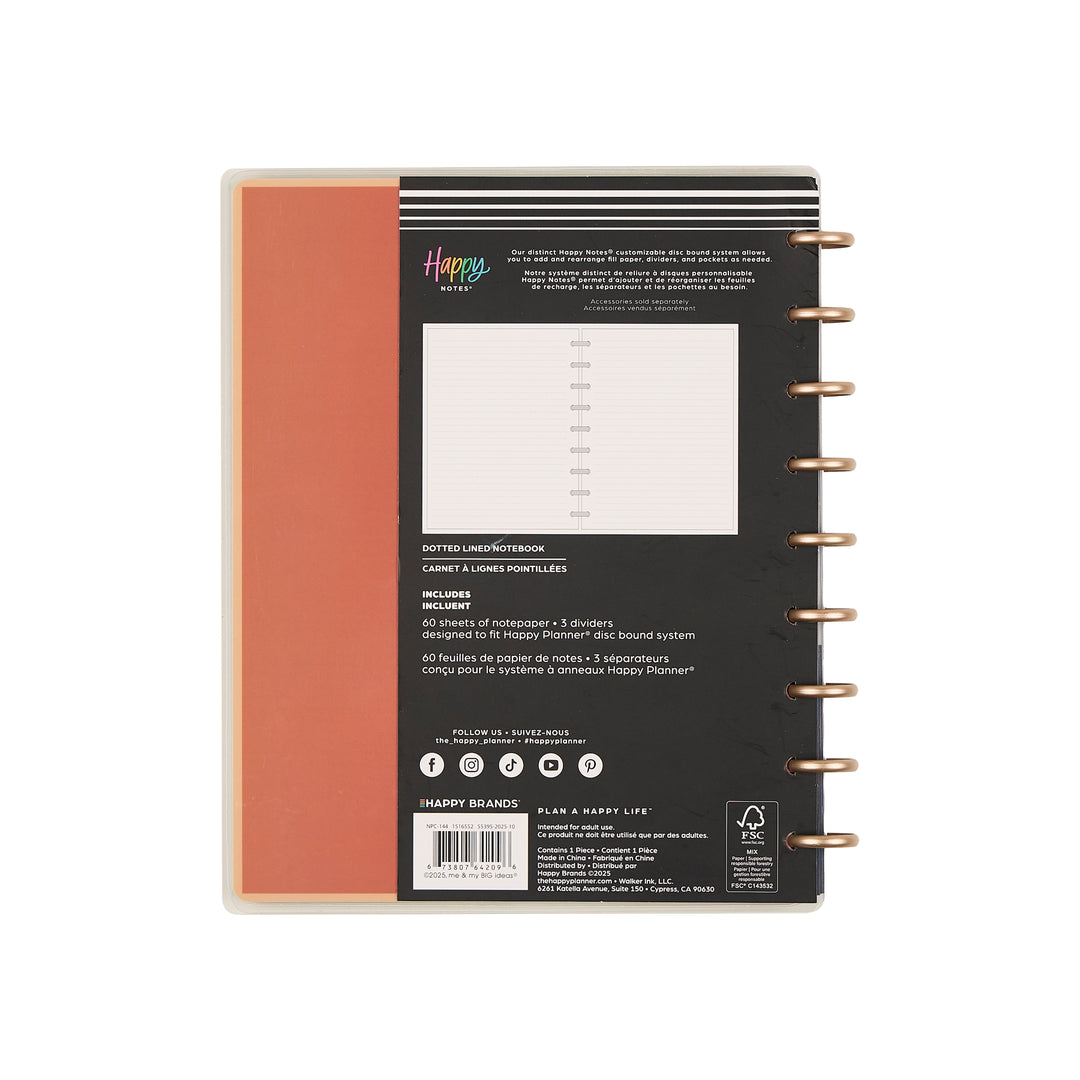 See the Good - Dotted Lined Classic Notebook - 60 Sheets – Happy