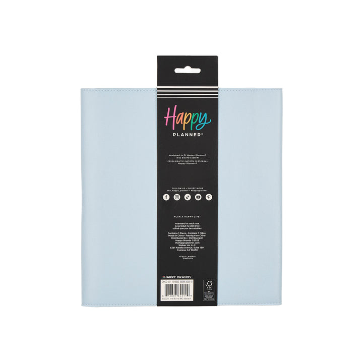 Cornflower Vegan Leather - Deluxe Classic Planner Folio – Happy