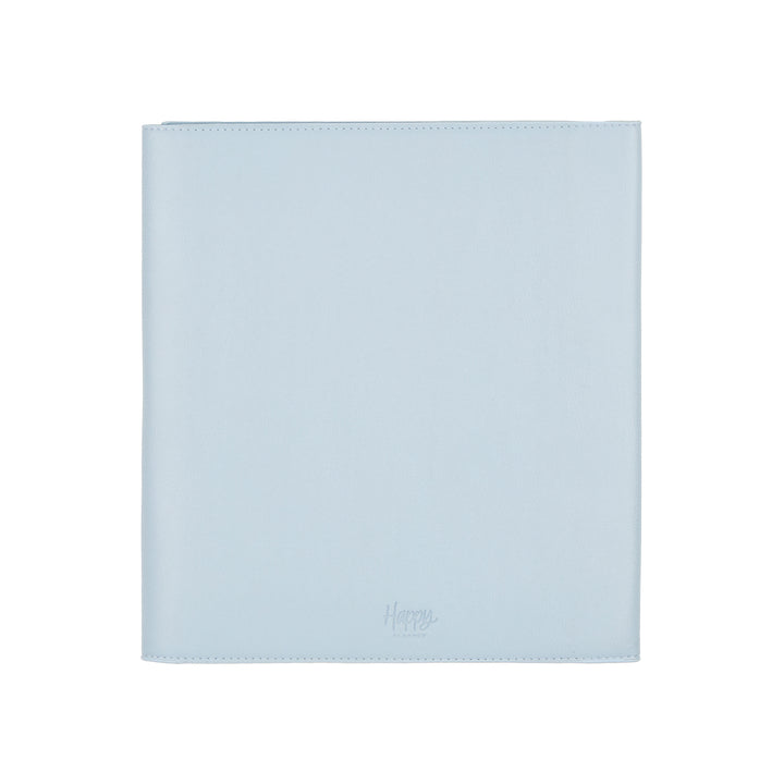 BONHEUR Papier　0504 Cornflower Vegan Leather - Deluxe Classic Planner Folio – Happy