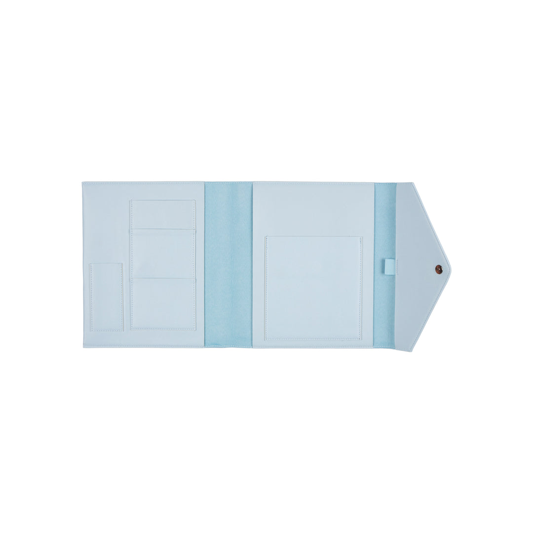 Cornflower Vegan Leather - Deluxe Classic Planner Folio – Happy