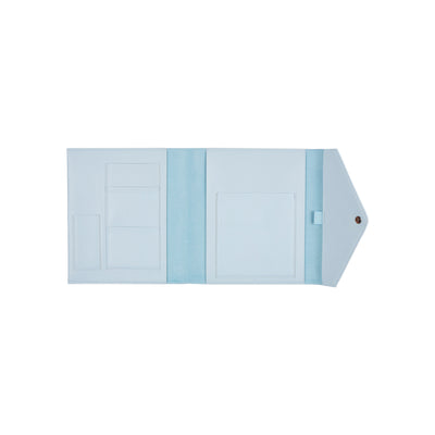 Cornflower Vegan Leather - Deluxe Classic Planner Folio