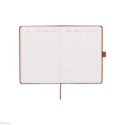 Undated Premium Camel Disney Mickey Mouse Book Bound Planner - Small Dashboard Layout - 12 Months