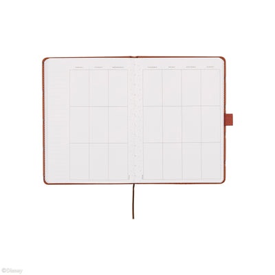 Undated Premium Camel Disney Mickey Mouse Book Bound Planner - Small Dashboard Layout - 12 Months