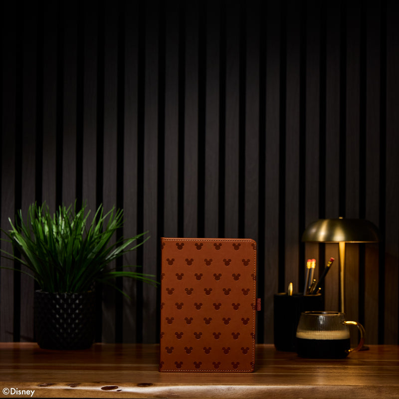 Undated Premium Camel Disney Mickey Mouse Book Bound Planner - Small Dashboard Layout - 12 Months