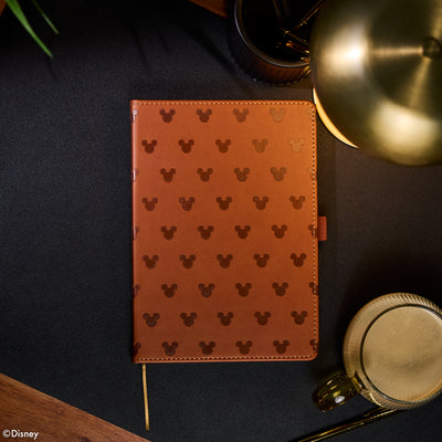 Undated Premium Camel Disney Mickey Mouse Book Bound Planner - Small Dashboard Layout - 12 Months