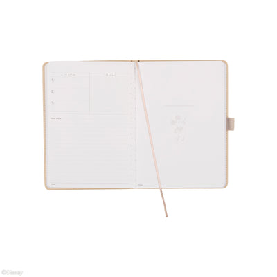 Undated Premium Ivory Disney Mickey Mouse Book Bound Planner - Small Dashboard Layout - 12 Months