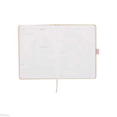 Undated Premium Ivory Disney Mickey Mouse Book Bound Planner - Small Dashboard Layout - 12 Months