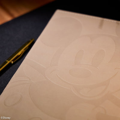 Undated Premium Ivory Disney Mickey Mouse Book Bound Planner - Small Dashboard Layout - 12 Months