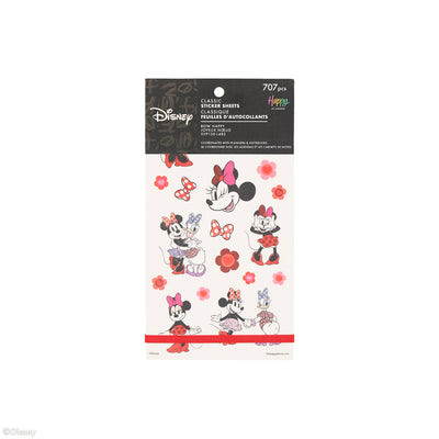 Disney Minnie Mouse Bow Happy - Value Pack Stickers