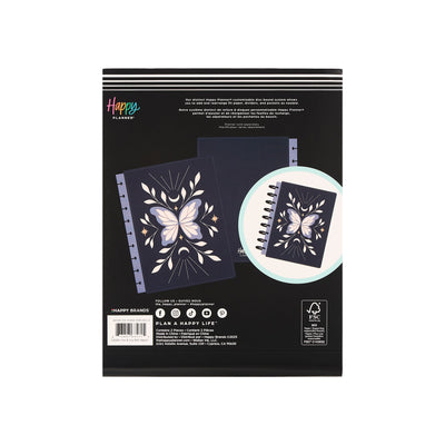 Starlight Flutter - Embroidered Snap In Classic Planner Cover