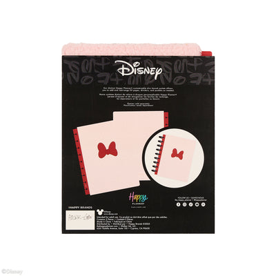 Disney Minnie Mouse Bow Happy - DELUXE Sherpa Snap In Classic Planner Cover