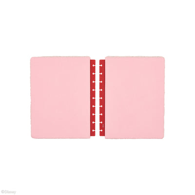 Disney Minnie Mouse Bow Happy - DELUXE Sherpa Snap In Classic Planner Cover