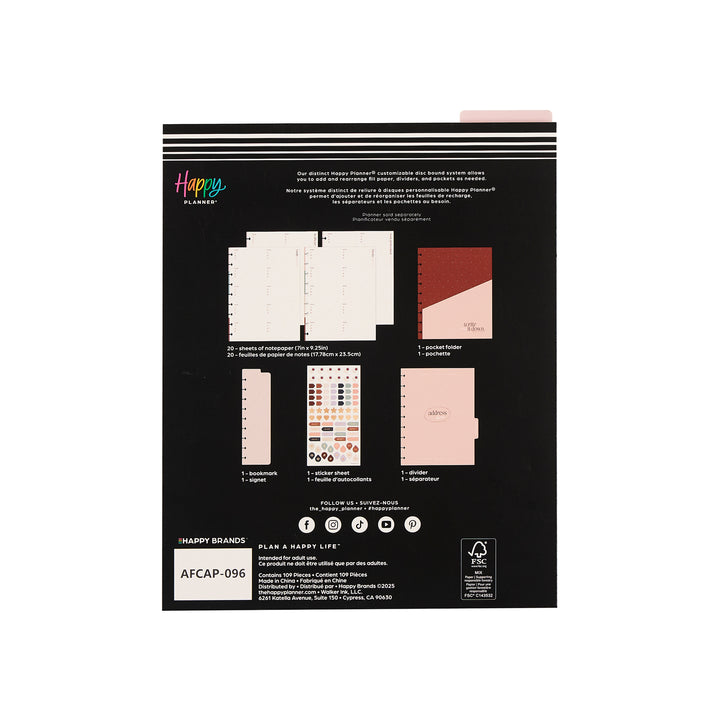 vibes  28冊 Rise & Align - Addresses - Classic Accessory Pack – Happy Planner