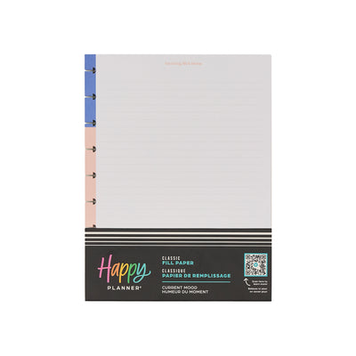 Current Mood - Dotted Lined Classic Filler Paper - 40 Sheets