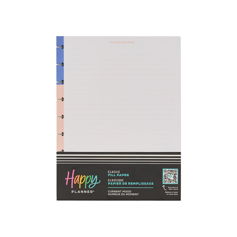 Current Mood - Dotted Lined Classic Filler Paper - 40 Sheets