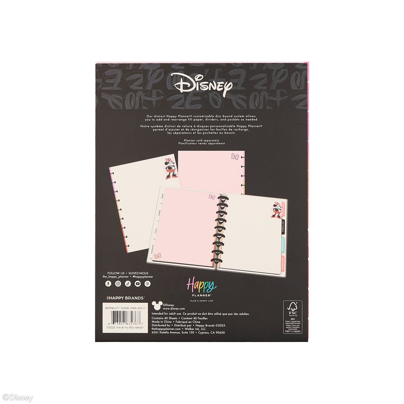 Disney Minnie Mouse Bow Happy - Dot Lined + Dot Grid Classic Filler Paper - 40 Sheets