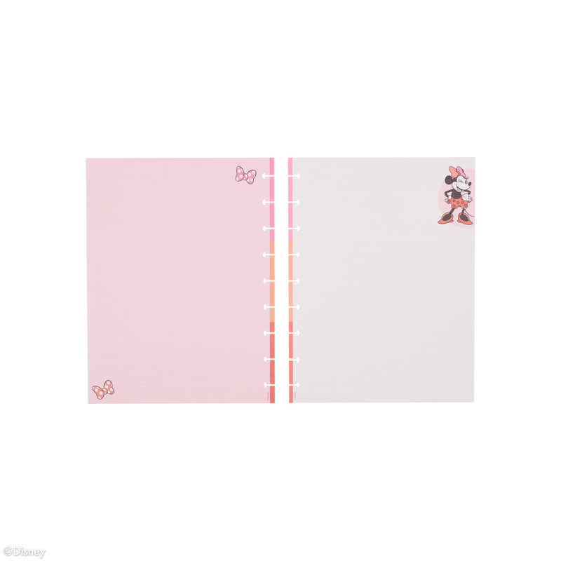 Disney Minnie Mouse Bow Happy - Dot Lined + Dot Grid Classic Filler Paper - 40 Sheets