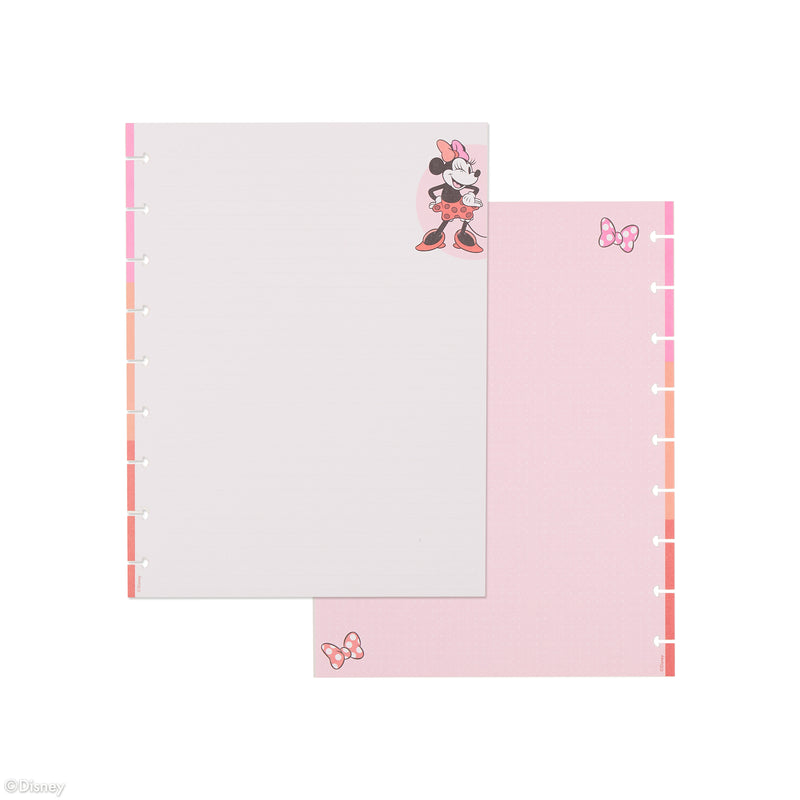 Disney Minnie Mouse Bow Happy - Dot Lined + Dot Grid Classic Filler Paper - 40 Sheets