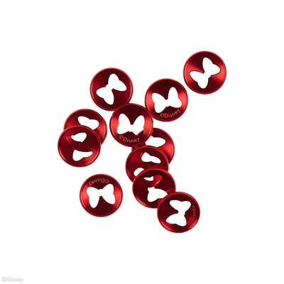 Disney Minnie Mouse Red Bow Cut Out - Medium Metal Disc Set