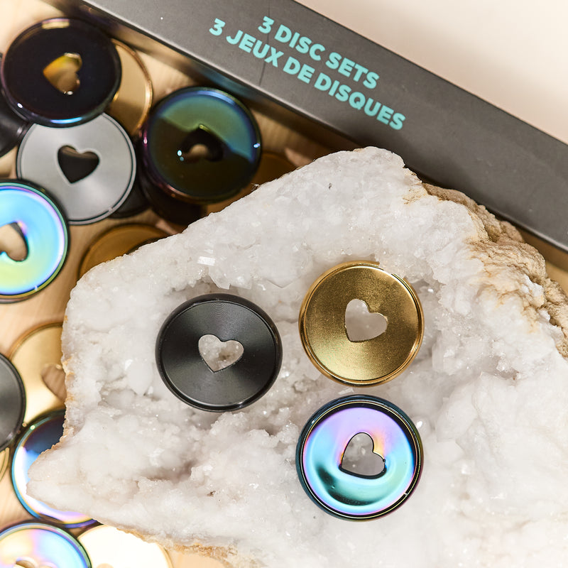 Trio Disc Set - Medium Metal + Plastic Disc Gift Set