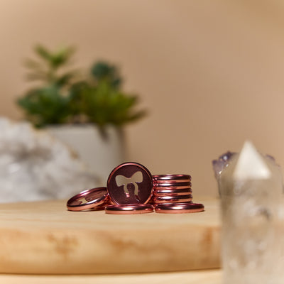 Pink Bow Cutout - Medium Metal Disc Set