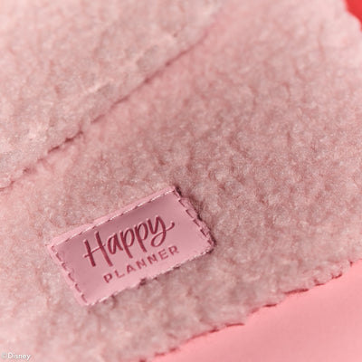Disney Minnie Mouse Bow Happy - DELUXE Sherpa Snap In Classic Planner Cover