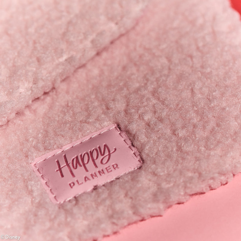 Disney Minnie Mouse Bow Happy - DELUXE Sherpa Snap In Classic Planner Cover