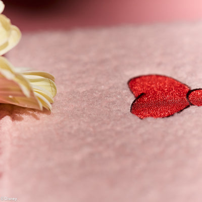 Disney Minnie Mouse Bow Happy - DELUXE Sherpa Snap In Classic Planner Cover