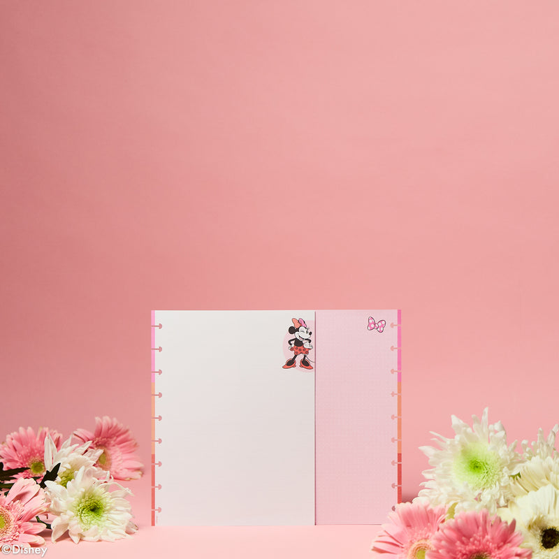 Disney Minnie Mouse Bow Happy - Dot Lined + Dot Grid Classic Filler Paper - 40 Sheets